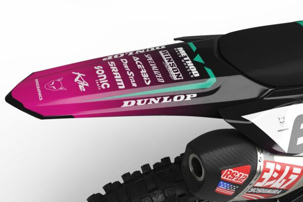 Kit déco motocross Honda - Reckless - Rose 3