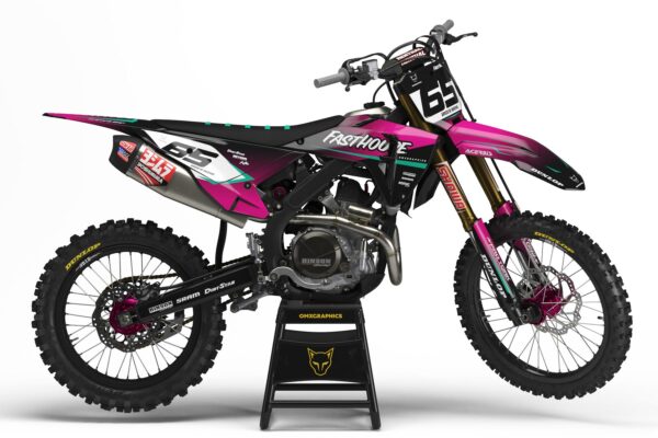 Kit déco motocross Honda - Reckless - Rose