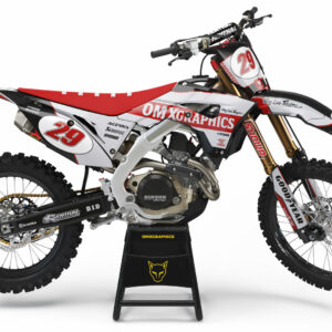 Kit déco motocross Honda - Redline - Retro Gris