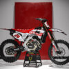 Kit déco motocross Honda - Redline - Retro Gris Promo
