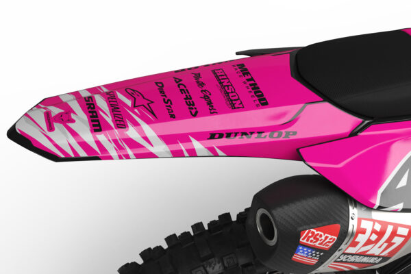 Kit déco motocross Honda - Ripcore - Rose 3