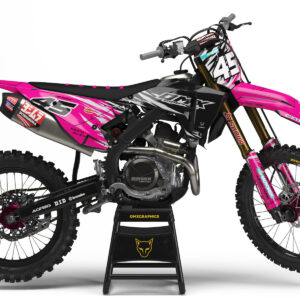 Kit déco motocross Honda - Ripcore - Rose