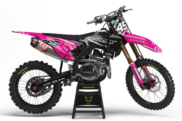 Kit déco motocross Honda - Ripcore - Rose