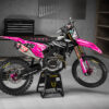 Kit déco motocross Honda - Ripcore - Rose Promo
