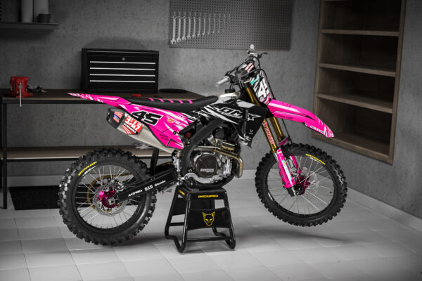 Kit déco motocross Honda - Ripcore - Rose Promo