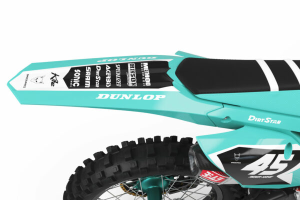 Kit déco motocross Honda - STEALTH - Teal 3