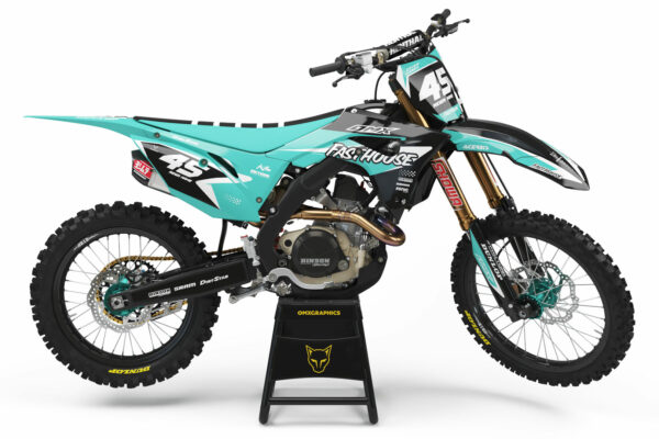 Kit déco motocross Honda - STEALTH - Teal