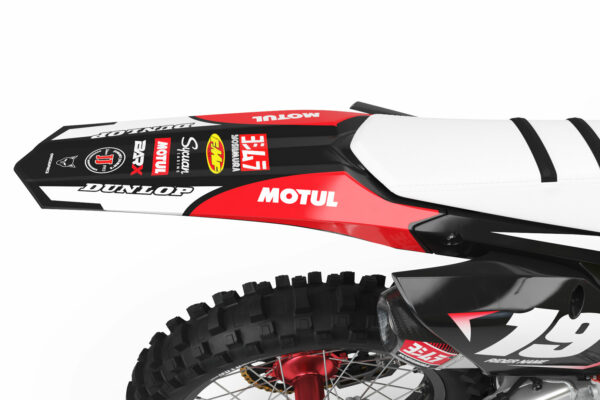 Kit déco motocross Honda - SUPERCROSS - Blanc 3