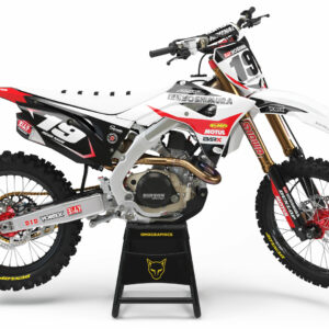 Kit déco motocross Honda - SUPERCROSS - Blanc