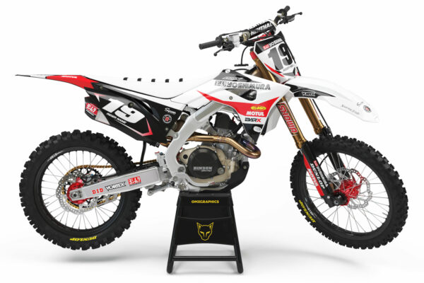 Kit déco motocross Honda - SUPERCROSS - Blanc