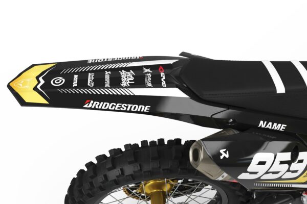 Kit déco motocross Honda - SYNDICATE - Jaune 3