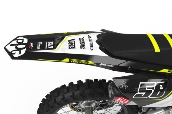 Kit déco motocross Honda - Sleek - Blanc 3