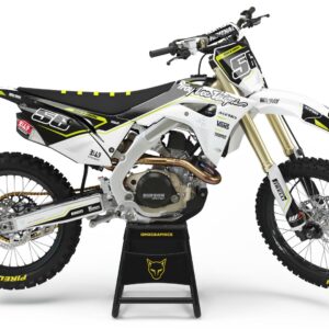 Kit déco motocross Honda - Sleek - Blanc