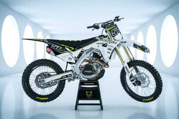 Kit déco motocross Honda - Sleek - Blanc Promo