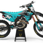 Kit déco motocross Honda - Smash - Bleu