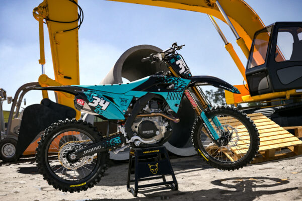 Kit déco motocross Honda - Smash - Bleu Promo