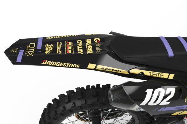 Kit déco motocross Honda - Split - Noir 3