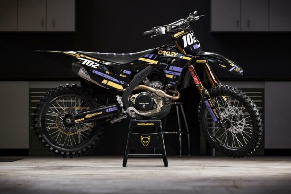 Kit déco motocross Honda - Split - Noir Promo