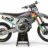 Kit déco motocross Honda - TEAM - Gris