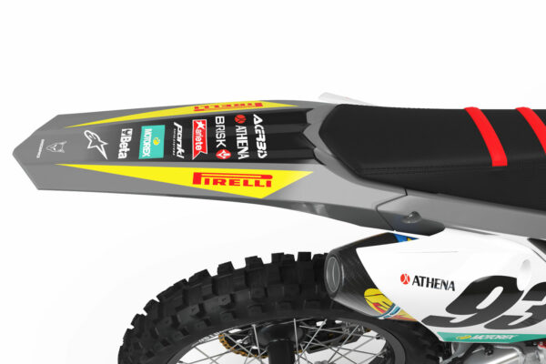 Kit déco motocross Honda - TEAM - Gris 3