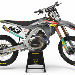 Kit déco motocross Honda - TEAM - Gris