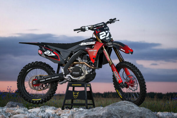 Kit déco motocross Honda - THROTTLE Promo