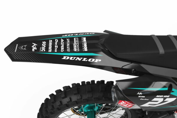 Kit déco motocross Honda - THROTTLE - Teal 3