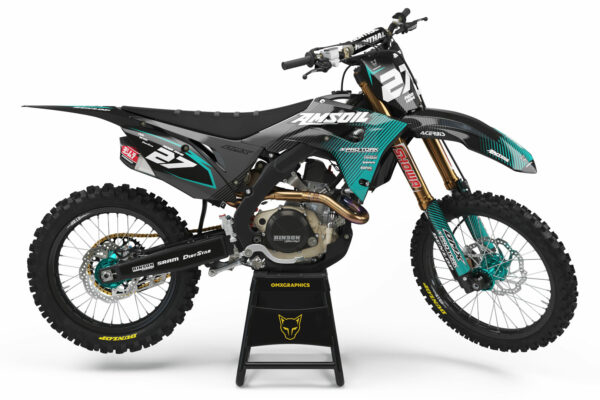 Kit déco motocross Honda - THROTTLE - Teal