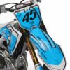 Kit déco motocross Honda - TOON - Gris Bleu 2