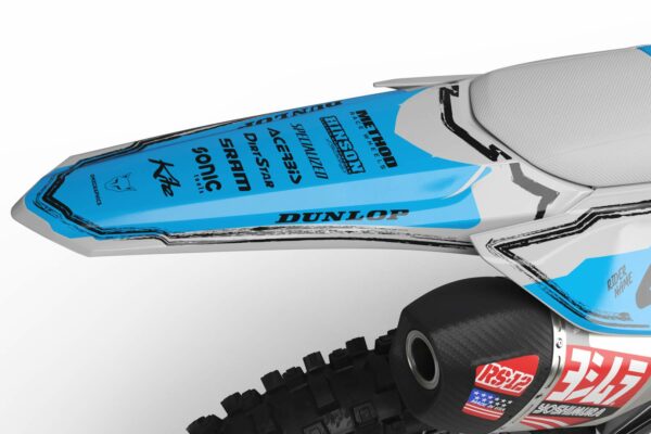 Kit déco motocross Honda - TOON - Gris Bleu 3