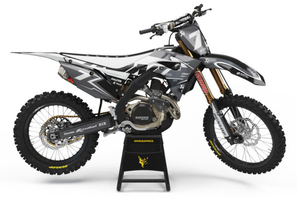 Kit déco motocross Honda - Thunder - Gris