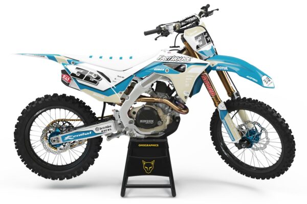 Kit déco motocross Honda - Trace - Bleu