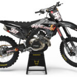 Kit déco motocross Honda - Tropical - Gris