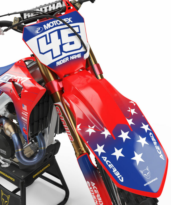 Kit déco motocross Honda - USA 2