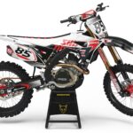 Kit déco motocross Honda - VOLTAGE - Noir