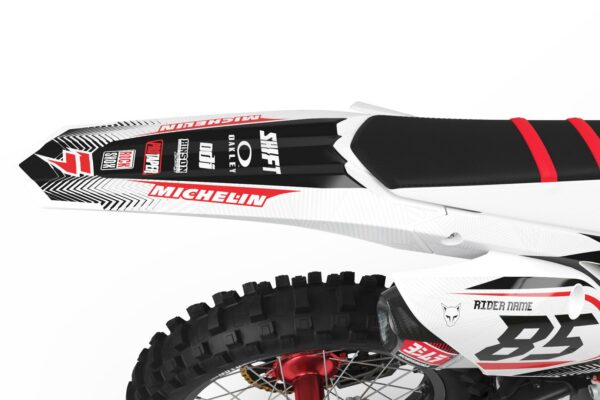 Kit déco motocross Honda - VOLTAGE - Noir 3