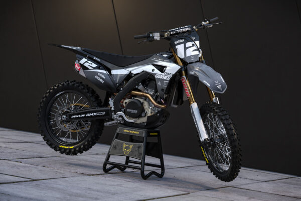 Kit déco motocross Honda - Vendetta - Gris Promo