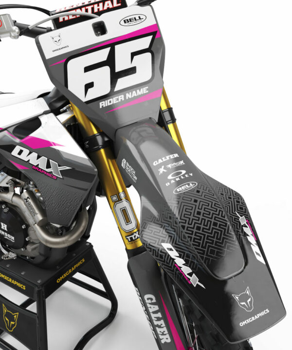 Kit déco motocross Husqvarna - Amaze - Rose 2