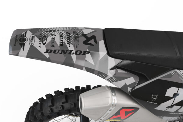 Kit déco motocross Husqvarna - Army - Gris 3