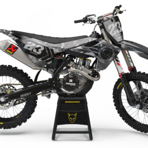 Kit déco motocross Husqvarna - Army - Gris