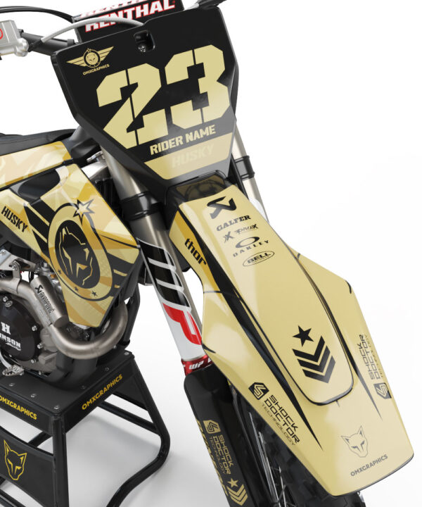 Kit déco motocross Husqvarna - Army - Sand 2
