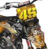 Kit déco motocross Husqvarna - Battalion - Orange 2