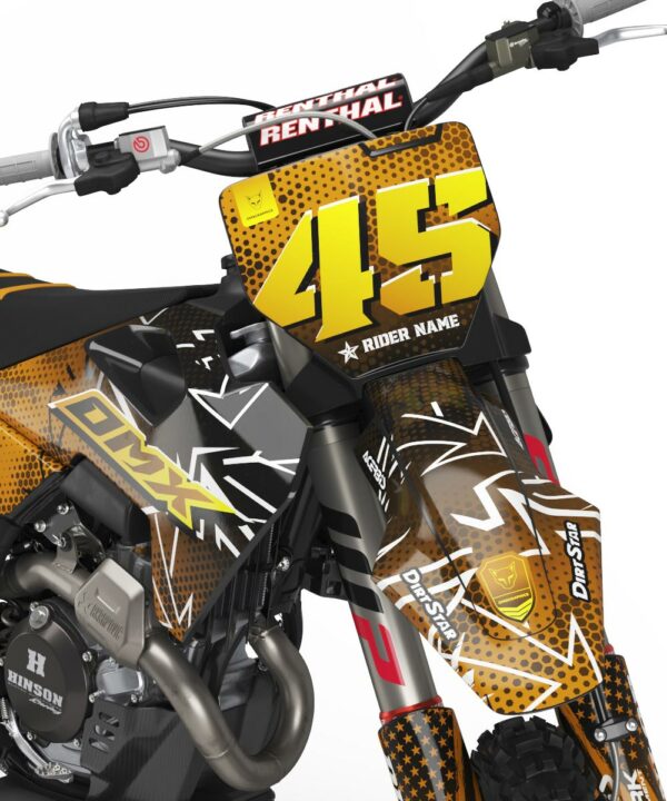 Kit déco motocross Husqvarna - Battalion - Orange 2