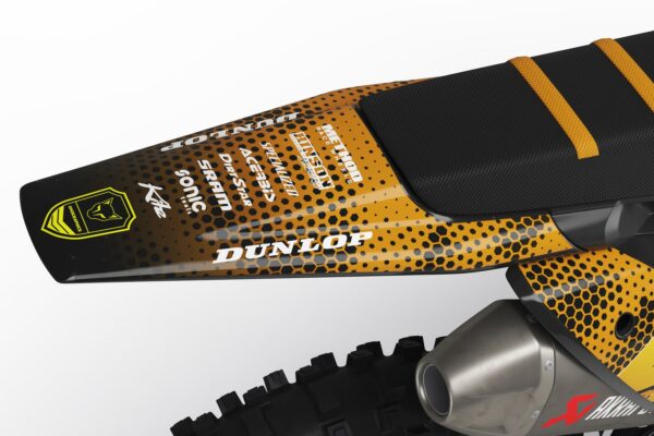 Kit déco motocross Husqvarna - Battalion - Orange 3