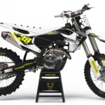Kit déco motocross Husqvarna - Blast - Blanc