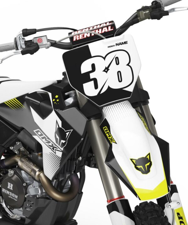 Kit déco motocross Husqvarna - Blast - Blanc 2