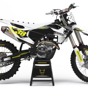 Kit déco motocross Husqvarna - Blast - Blanc