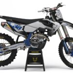 Kit déco motocross Husqvarna - Blast - Gris