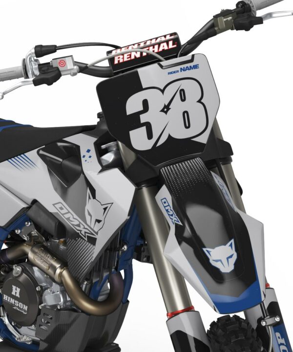 Kit déco motocross Husqvarna - Blast - Gris 2