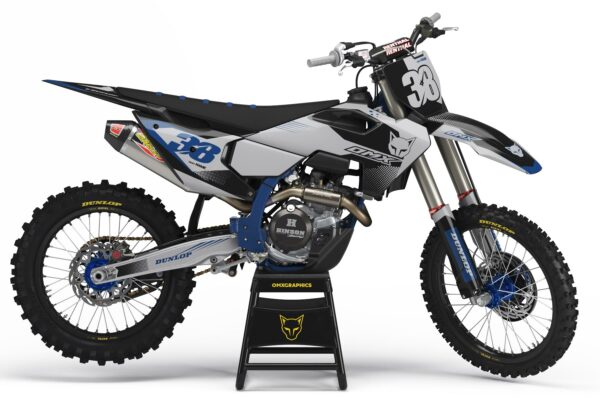 Kit déco motocross Husqvarna - Blast - Gris